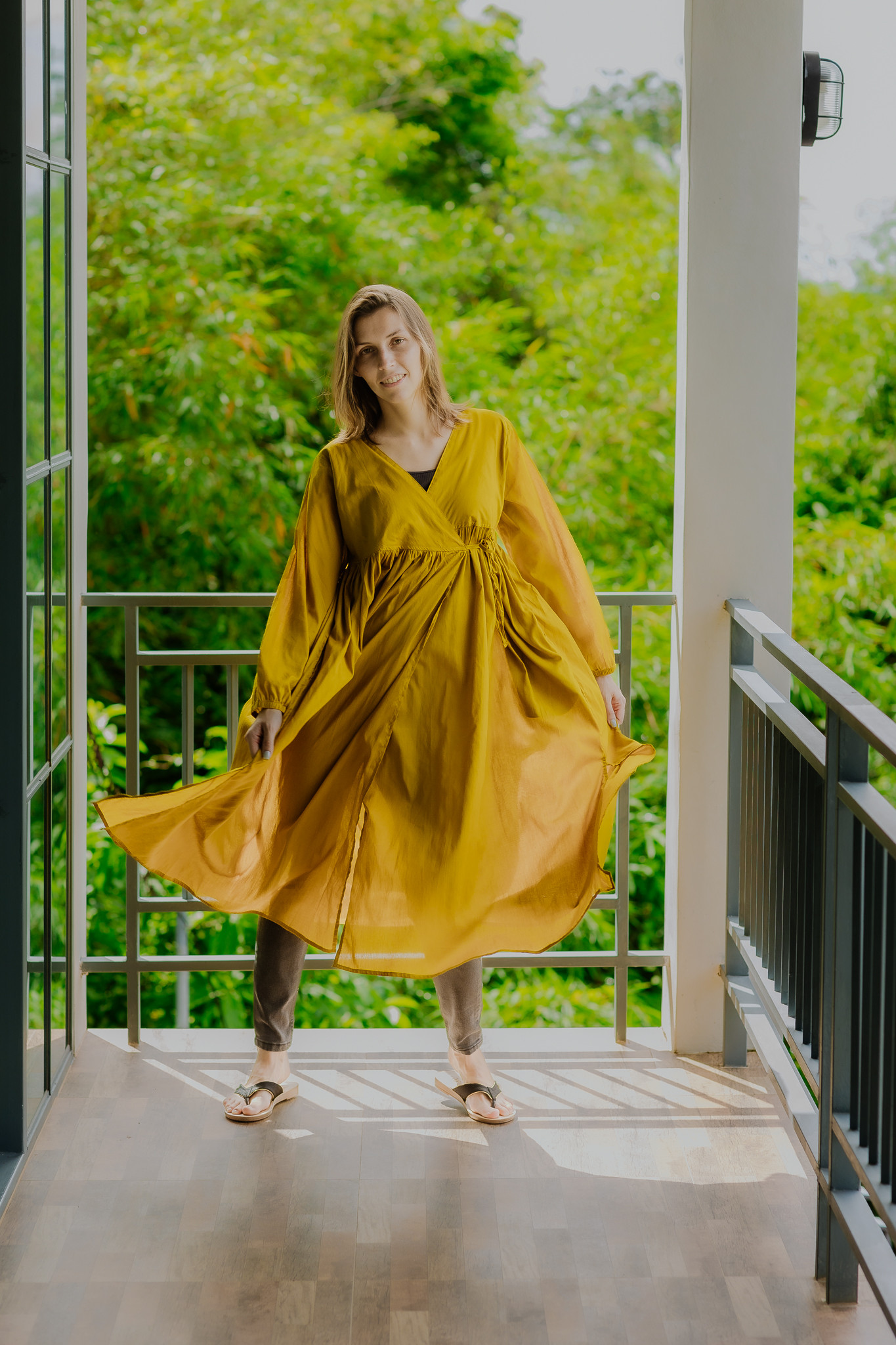 gasa カシュクールワンピース　羽織り　リネン100％ ic-191114_s1.jpg