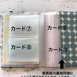 お薬手帳 も入る！ 診察券 & 保険証ケース(くまのかお・ナチュラル) 9枚目の画像