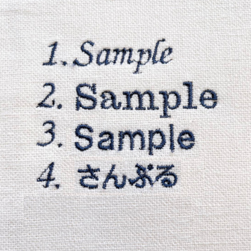 ヘンプ刺繍ブランケット Watanabe Textile スモールブランケット 70×90 ベージュ