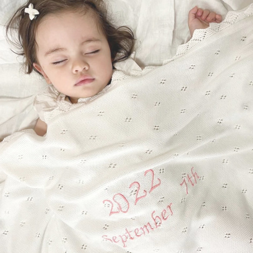 ブランケット刺繍ロゴ付き 楽天市場】ブランケット 名前刺繍の通販