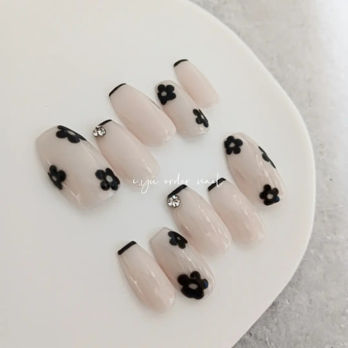 オーダー ネイルチップ No.6】‪ワンホン 韓国 ☆1200円‪☆ オーダー‬‬