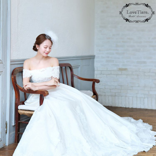 ヘッドドレス【エレナ】H-32|ウエディング 結婚式 花嫁 披露宴