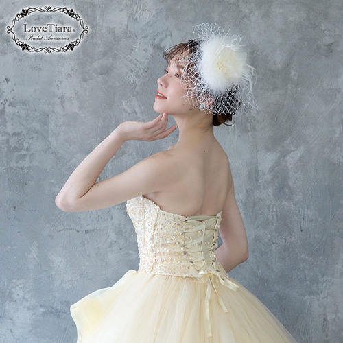 ヘッドドレス【エレナ】H-32|ウエディング 結婚式 花嫁 披露宴