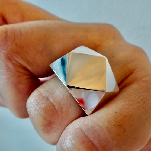 仁尾彫金『ブロック、プラチナリング』ハンドメイド203 仁尾彫金『ブロック、プラチナリング』ハンドメイド203 指輪