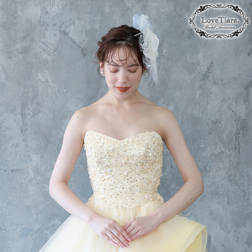 ヘッドドレス【ボーテ】H-64|ウエディング 前撮り 結婚式 花嫁