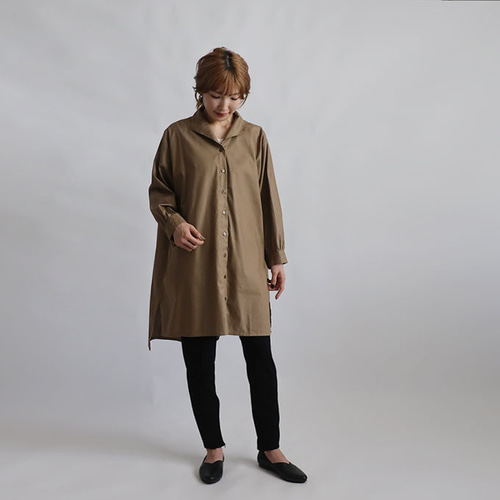 ラスト5春PRICE 上質ギマ擬麻コットン へちま襟 燕尾裾