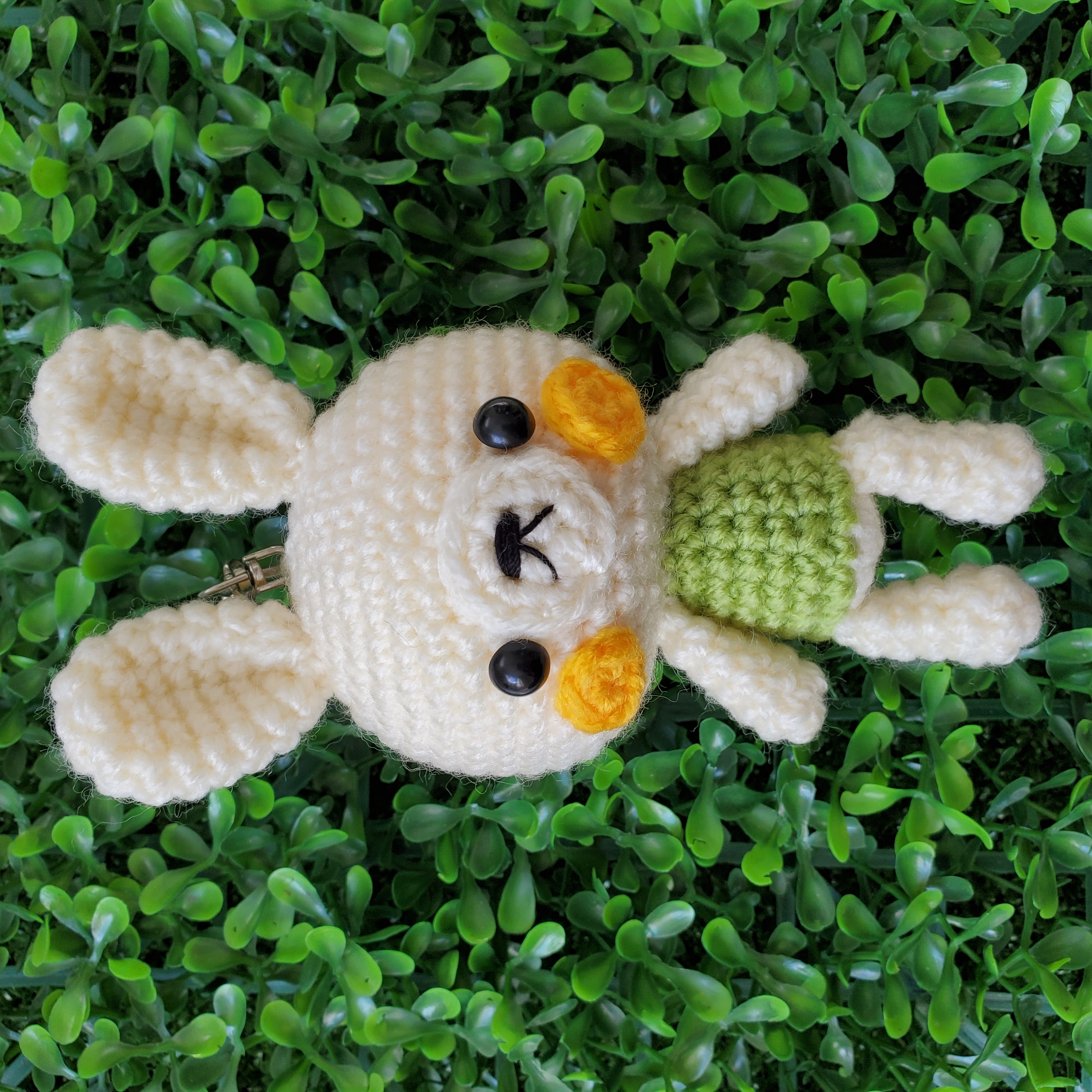 マスコットホルダー ハンドメイド(うさぎさんとおともだち)