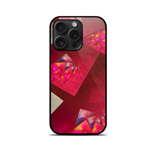 華札 - 和風 角丸型 強化ガラスiPhoneケース【和柄/スマホケース