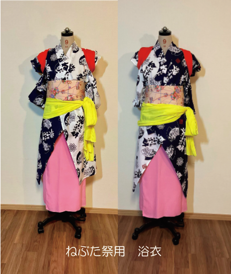 ねぶた祭り　衣装　浴衣　大人用　2セット 楽天市場】青森ねぶた祭り 衣装 10点セット 大人用 ねぶた