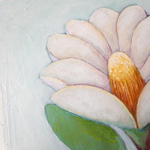 泰山木の花(アクリル画/原画) 絵画 hiish - イッシュ - 通販