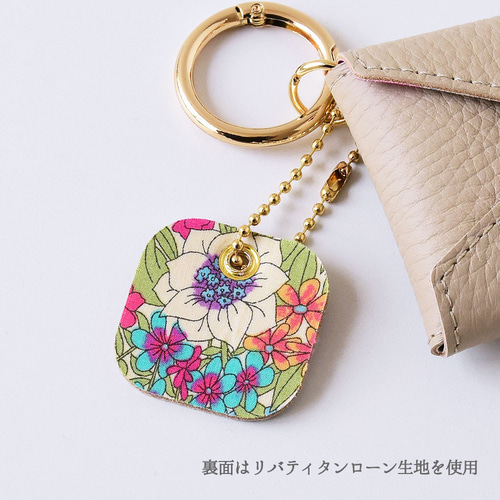 レザーリバティチャーム❃イニシャル❃バックチャーム