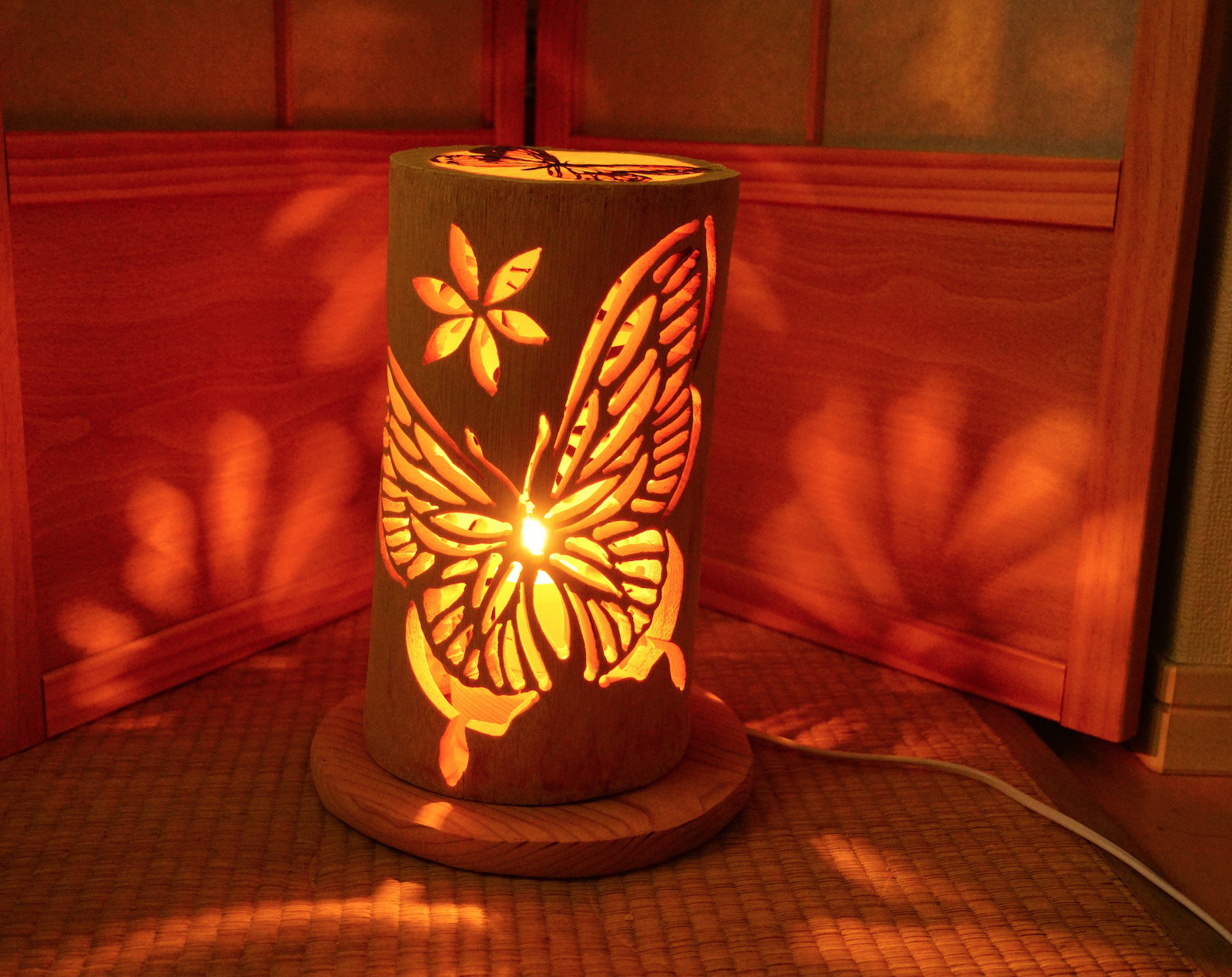 ◆全面彫◆竹灯り・竹あかり・竹灯籠　 ～～ 癒しの灯り　★超舞空★～～ 8,520円