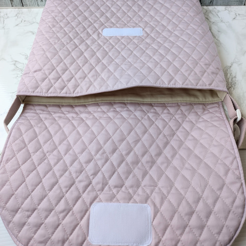 図書袋 絵本バッグ 通園バッグ ミルキーラビット ラベンダー