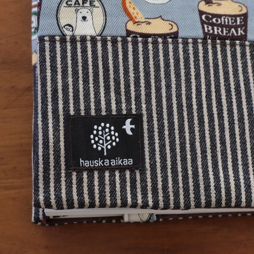 激安ショップ 食品 新書本】しろくまカフェのブックカバー/スモーキーカラー ブック 机上用品・文具収納
