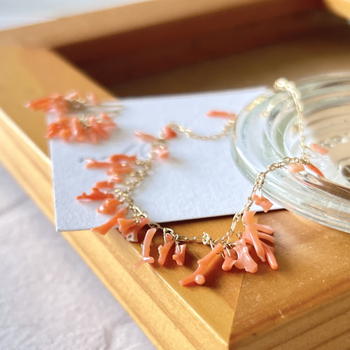 ラスト1点【特集掲載】【creema限定夏の福袋】本珊瑚のブレスレットと  