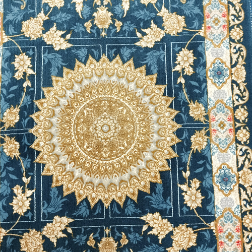 ペルシャ絨毯 カシャーン 80x50cm (玄関マット) 1.4kg