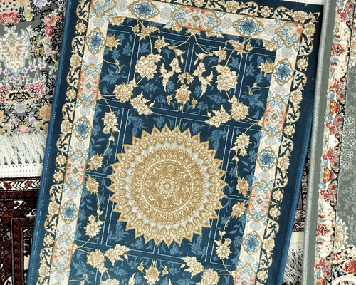 【カッシページ】ペルシャ絨毯　カシャーン産　ラグ　美品 カッシ様専用ページ】ペルシャ絨毯 カシャーン産 ラグ 美品
