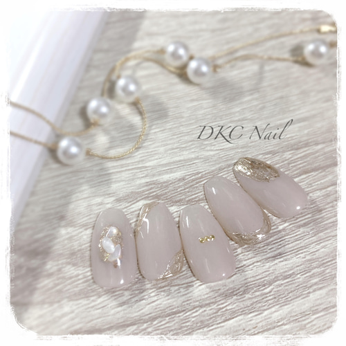 サイズオーダー制》ネイルチップ 02 シンプル ニュアンスミラー 大人  