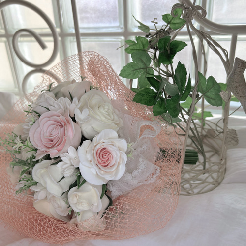 花 アートフラワーブーケ アートフラワー フラワー 薔薇 バラ 3 Moment