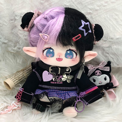 20cm 着せ替えぬいぐるみ 無属性 女の子 着せ替え人形 星伢 綿
