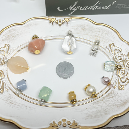 ミニチュア香水瓶 10本セット -ベビールーム- その他置物 petit parfum