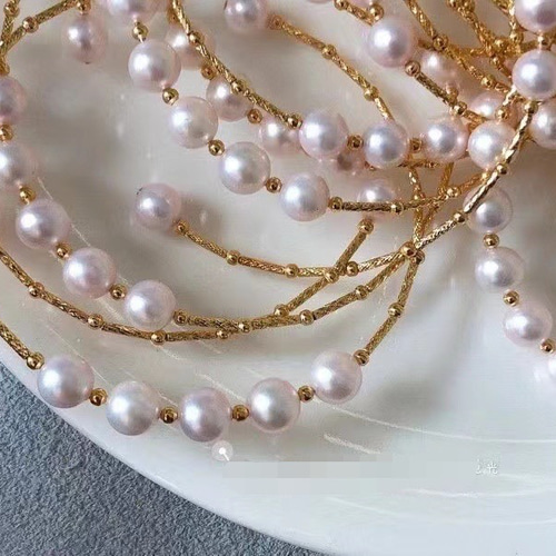 高級】あこや真珠 バングルk18 バングル・リストバンド パール大好き