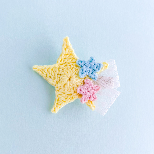 流れ星のヘアアクセサリー☆2色展開 浴衣 祭り 花火 ベビー
