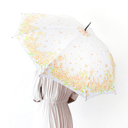 花咲く傘】金木犀【晴雨兼用】【Hanayukiオリジナルアート】撥水 傘
