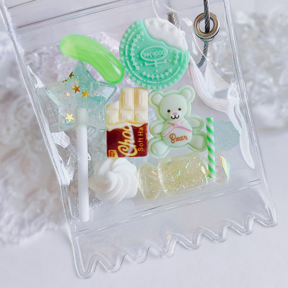 CANDY COLOR TICKET フェイクスイーツ作家様 バッグチャーム