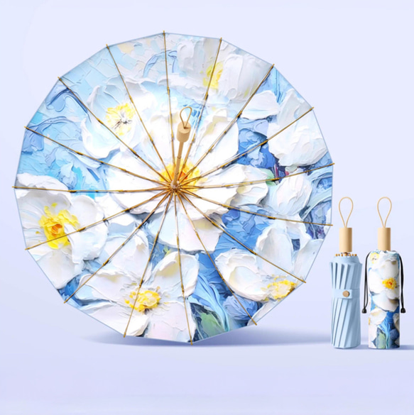 晴雨兼用折りたたみ傘 - 日焼け止め・紫外線防止のイラストデザイン 梅雨対策2024        Ω 人気・おすすめ｜安定人気・収納便利におすすめ 丁寧対応 配送追跡可 人気ランキング上位