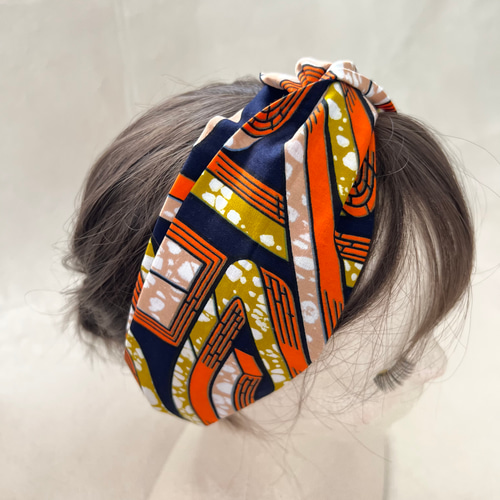 ＊handmade＊no.234 ターバン　ヘアバンド MOORN ヘアバンド 幅広 メンズ レディース 男女兼用 ターバン