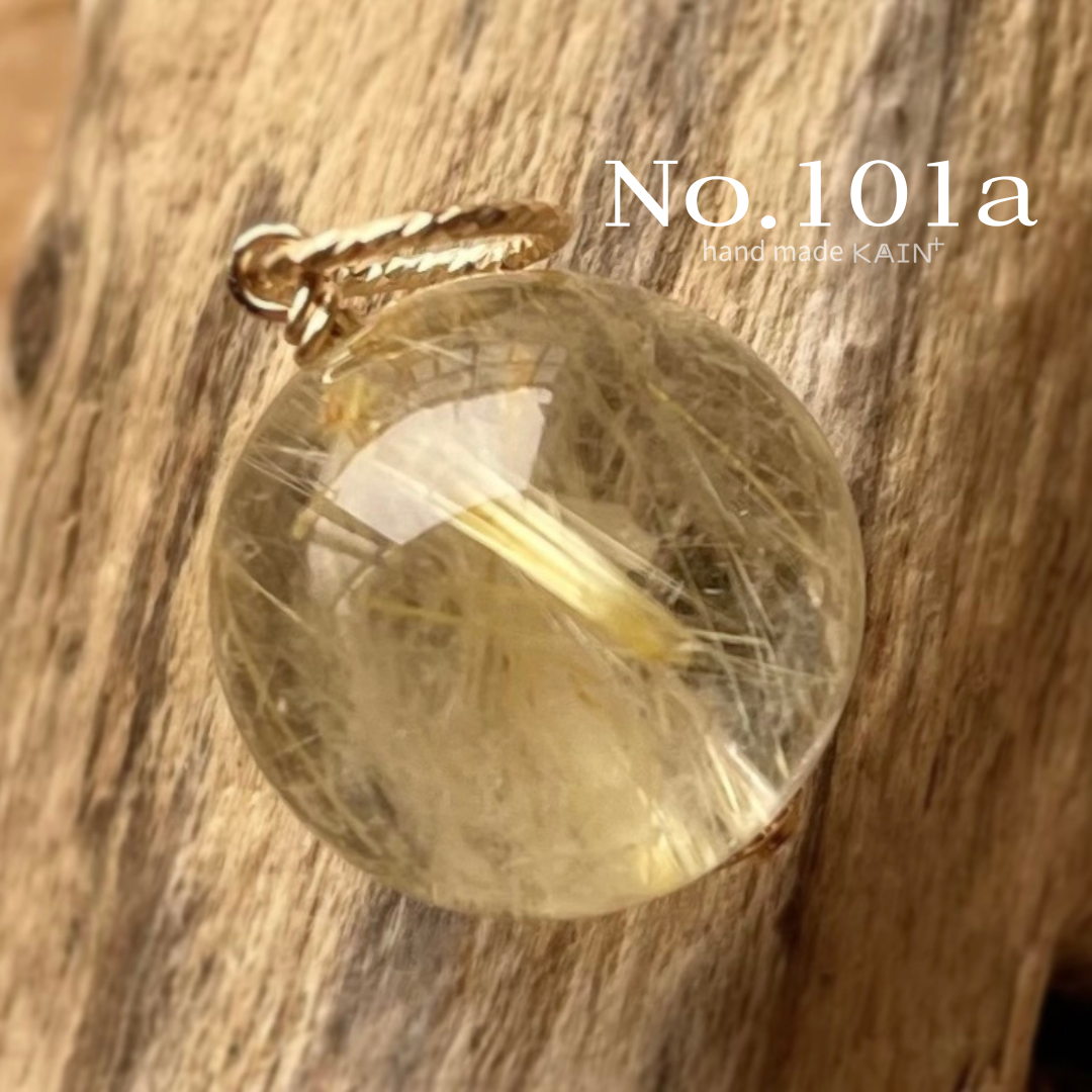 101a　ゴールドルチル　14㎜　14kgf　ネックレス　チャーム