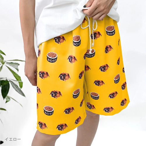 愛犬/愛猫の写真からつくるオーダーメイドのハーフパンツ ハーフパンツ