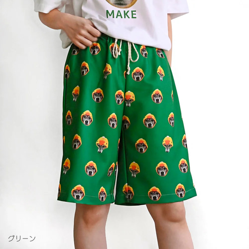 愛犬/愛猫の写真からつくるオーダーメイドのハーフパンツ ハーフパンツ