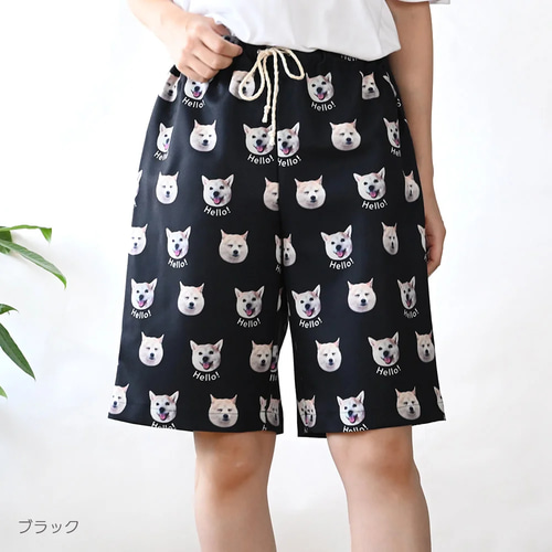 愛犬/愛猫の写真からつくるオーダーメイドのハーフパンツ ハーフパンツ