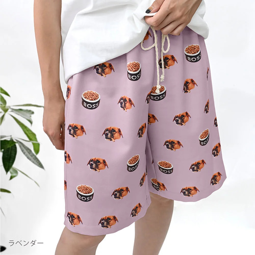 愛犬/愛猫の写真からつくるオーダーメイドのハーフパンツ ハーフパンツ