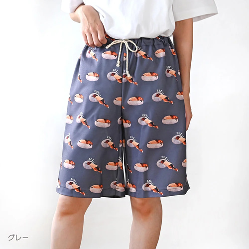 愛犬/愛猫の写真からつくるオーダーメイドのハーフパンツ ハーフパンツ