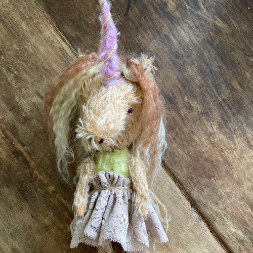 ユニコーン ぬいぐるみ ハンドメイド インクジェット 入学 入園 オーダー