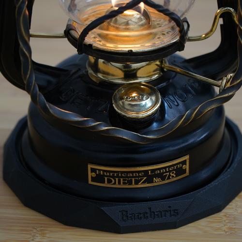 希少］ DIETZ NO.78真鍮製ランタン+ケース+真鍮シェード+コースター