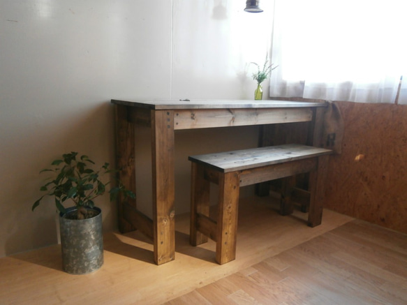 ハンドメイド ミシン台・作業机 120cm 【 EB 】＊なぴなぴ様オーダー 