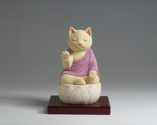 やっかい猫様　レトロ　木彫　壁かけ やっかい猫様 レトロ 木彫 壁かけ
