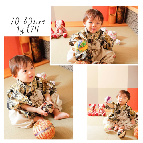 riho様用 ハンドメイド ベビー袴 お食い初め お宮参り 男の子 端午の節句 ベビー袴 お食い初め 百日祝い 初節句 お宮参り 兜 男の子