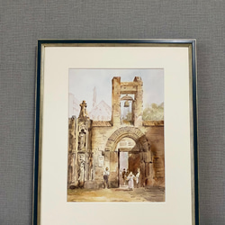 211）原画 水彩画 風景画 W・ターナーの模写 絵画 マグリット0125 通販