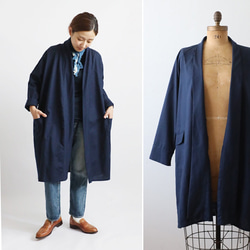 nest Robe - nest Robe リネン100% ロングカーディガン 羽織り