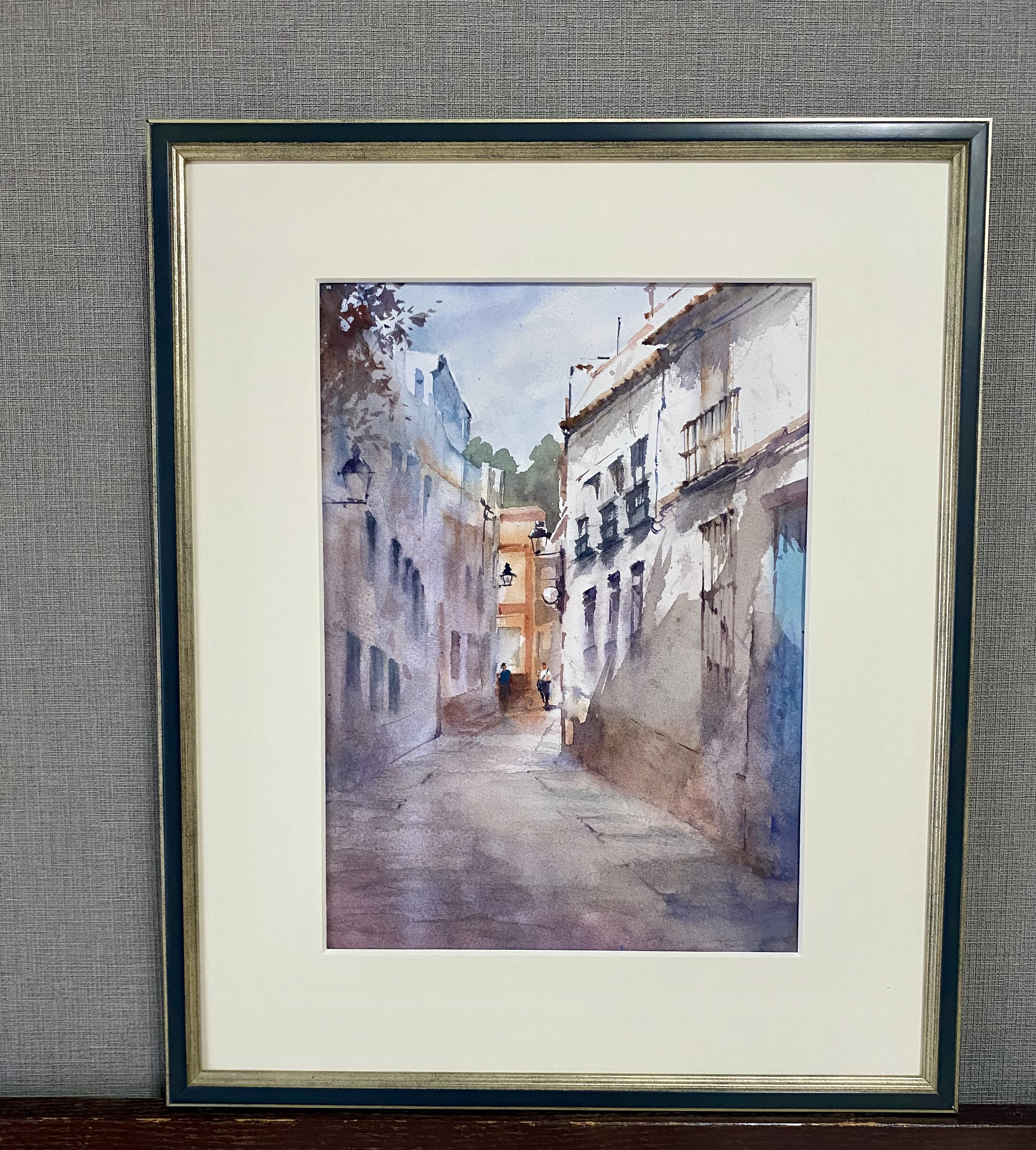 絵画 イタリア 風景画(街並み) ベッラージョ インテリアアート額