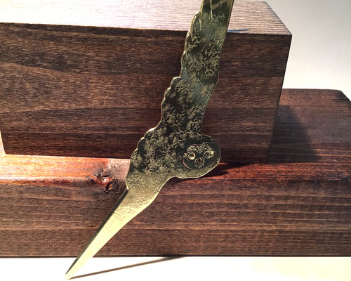 【年末セール】木彫りのペーパーナイフ【猛禽】 年末セール】木彫りのペーパーナイフ【猛禽】 ペーパーナイフ