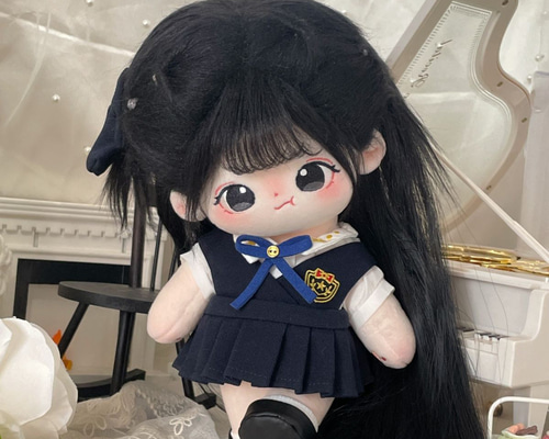 20cmぬいぐるみ 着せ替え服 ぬい服 光るクラゲ ドレス 2点セット