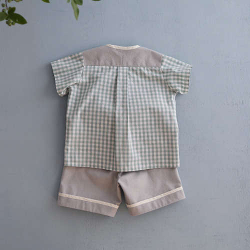 70-120 ショートパンツ グレー×白ライン 子供服 SHOLETTE 通販