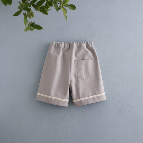 70-120 ショートパンツ グレー×白ライン 子供服 SHOLETTE 通販