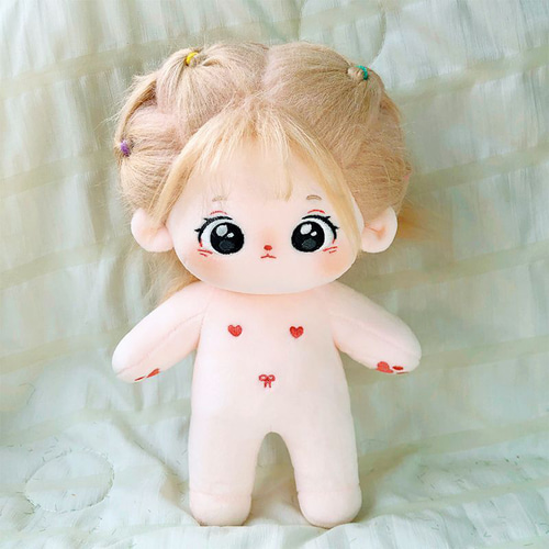 20cm 着せ替えぬいぐるみ 無属性 着せ替え人形 女の子 綿人形 ノミ